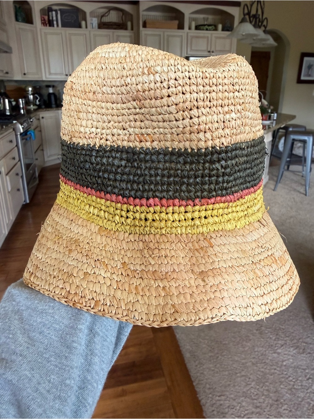 Vintage J. Crew Raffia Straw Hat - Picture 5 of 5